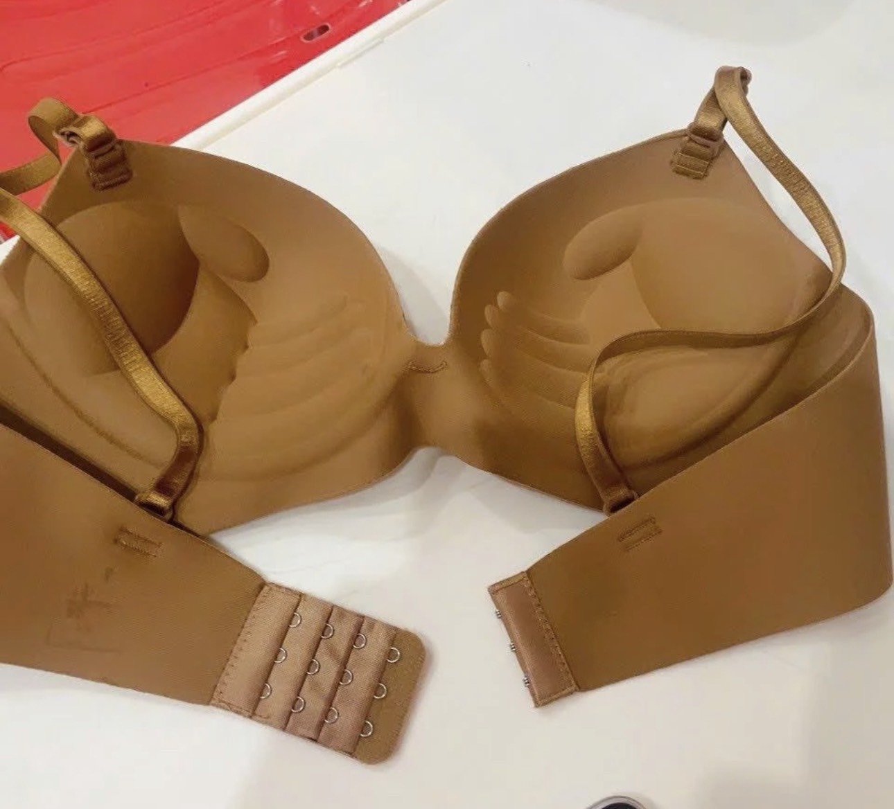 Áo ngực nữ, Áo lót su đúc hình lá có may chống rách không gọng đệm 3cm mềm mại giặt máy ok