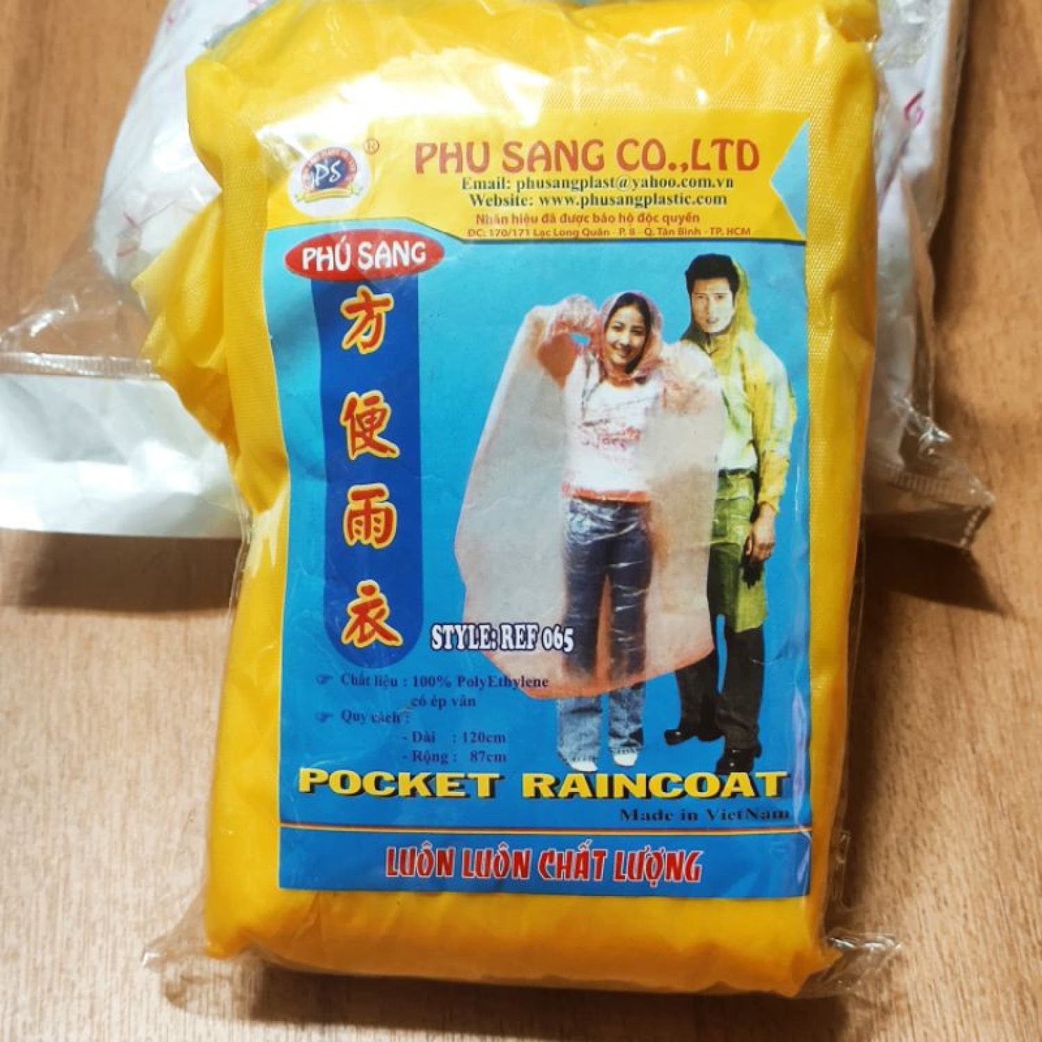 Áo mưa nilon (bịch) trơn loại dày luôn chất lượng