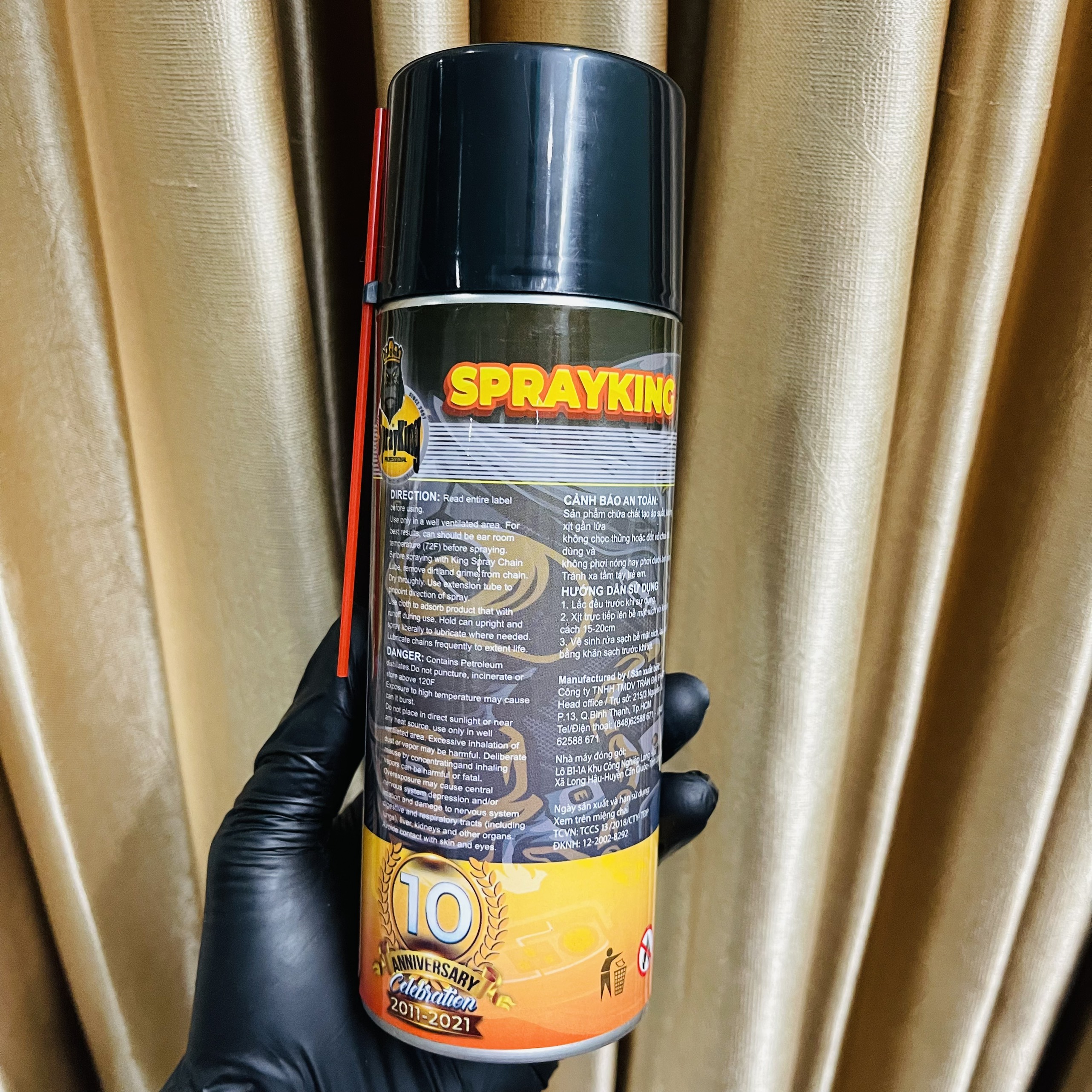 [MẪU MỚI PHỤ GIA THƠM] Chai Xịt Dưỡng Sên SPRAYKING 400ML