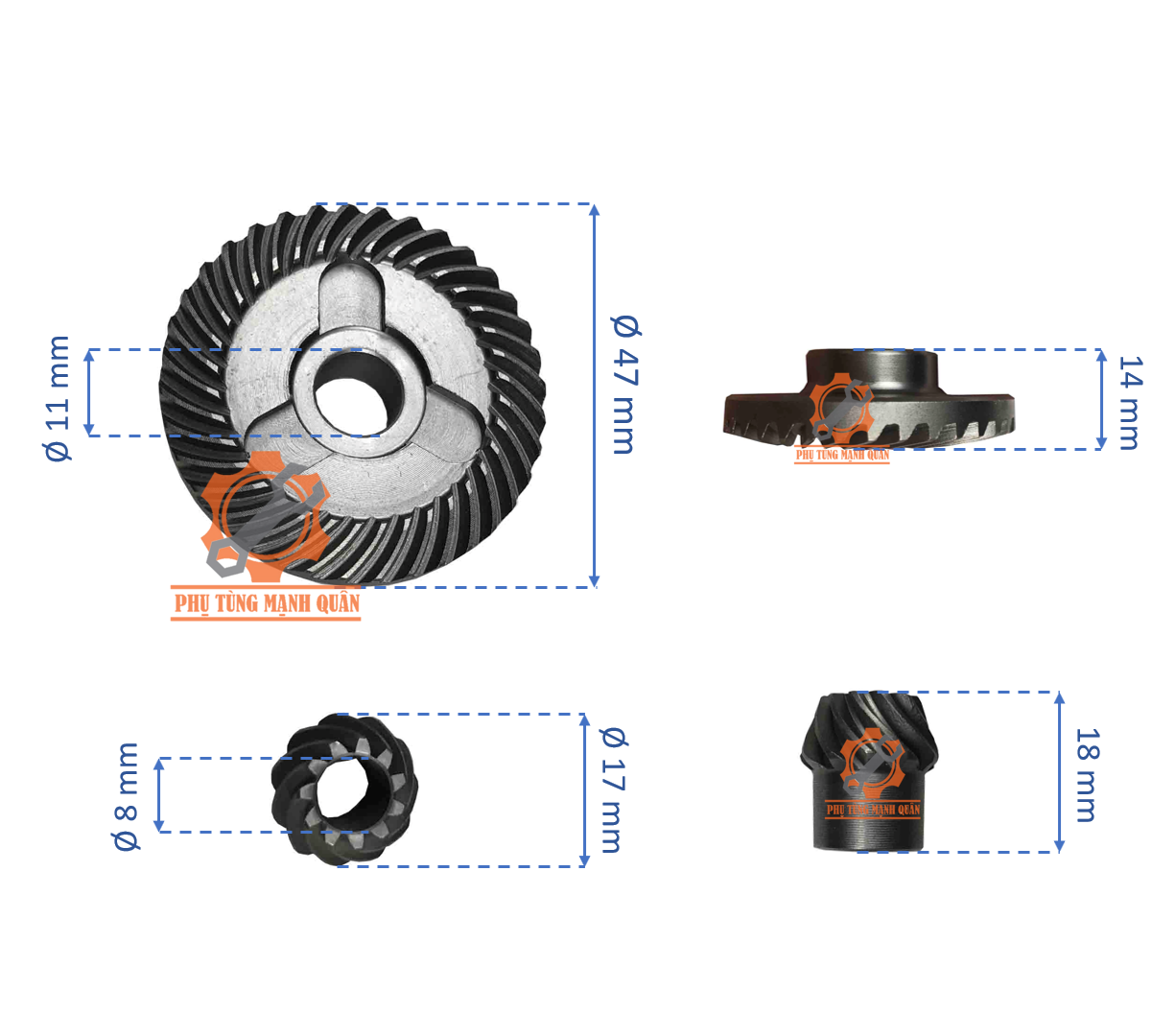 Bánh răng/nhông mài 100mm Dewalt 6288