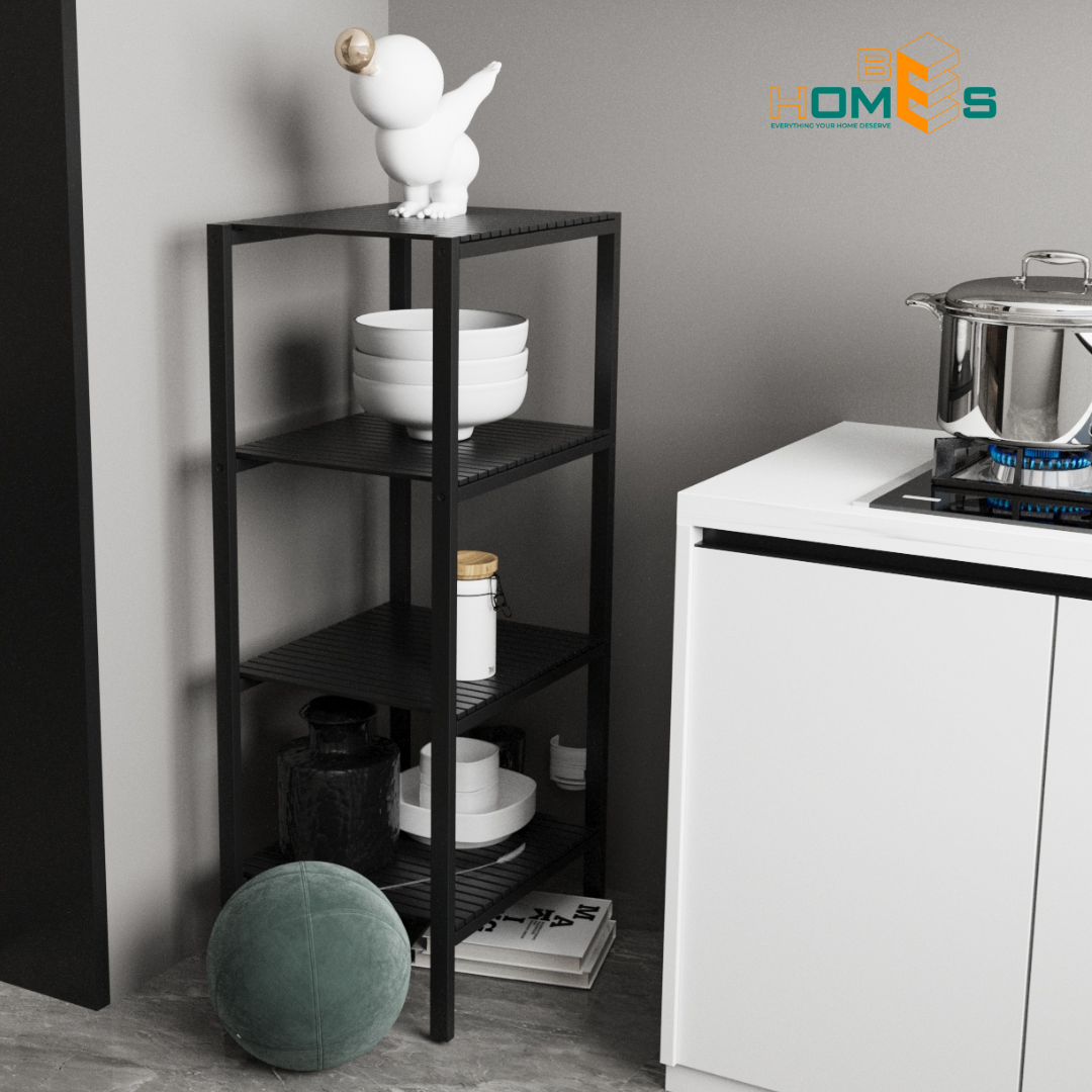 Kệ lò vi sóng gỗ Behomes 4 tầng
