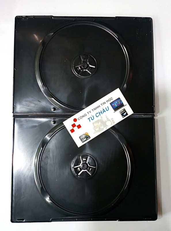 Bảng giá Hộp đựng đĩa CD - DVD nhựa đen (20 Hộp) Phong Vũ