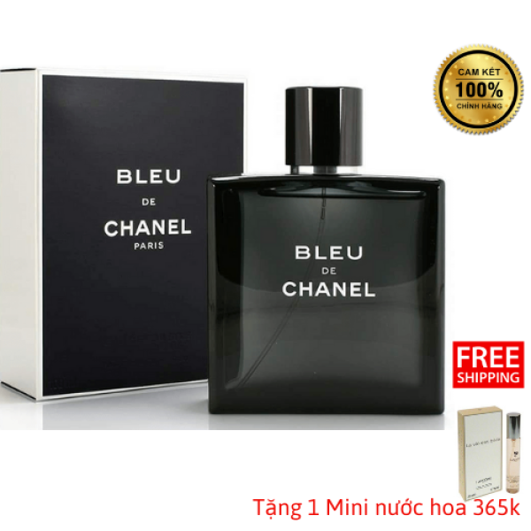 [CHÍNH HÃNG] Nước hoa Chanel, Nước hoa Chanel nam, Bleu de Chanel 100ml - Tặng nước hoa mini 356k