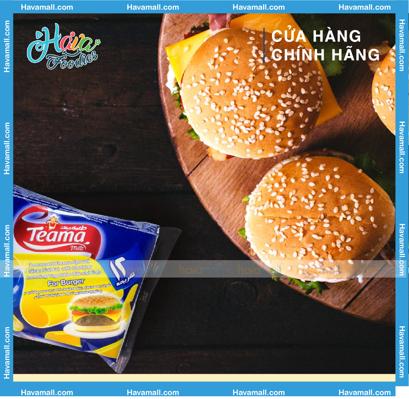 Phô Mai Ai Cập Lát Teama- Processed Slices Cheese 200g