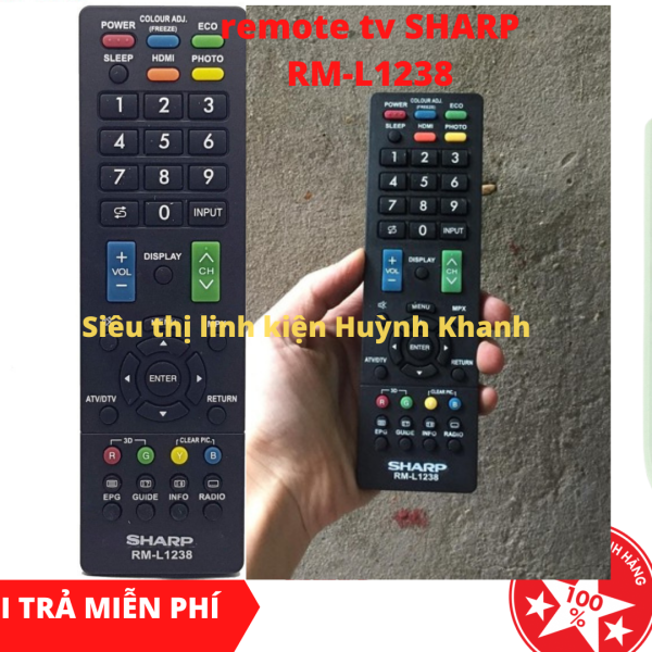Bảng giá REMOTE TV SHARP RM-L1238 BỀN ĐẸP CHÍNH HÃNG
