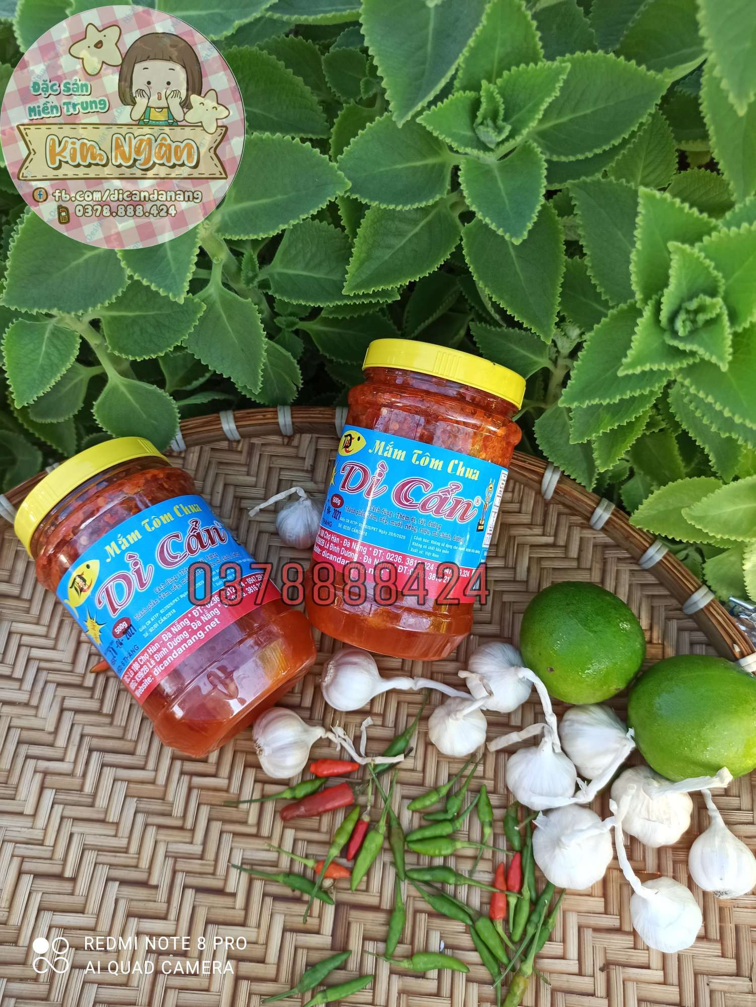 [HCM]2 Hủ Mắm Tôm Chua Dì Cẩn 500g