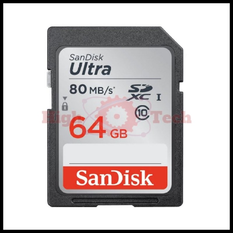 Thẻ nhớ SDXC Sandisk Ultra 64GB upto 80MB-s -