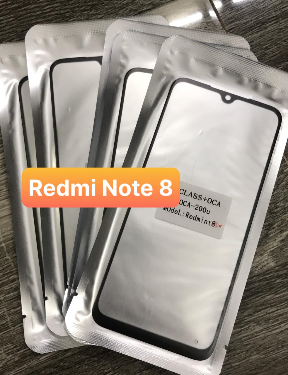 Kính ép liền keo Xiaomi Redmi Note 8 ( thay khi kính màn hình bị vỡ)