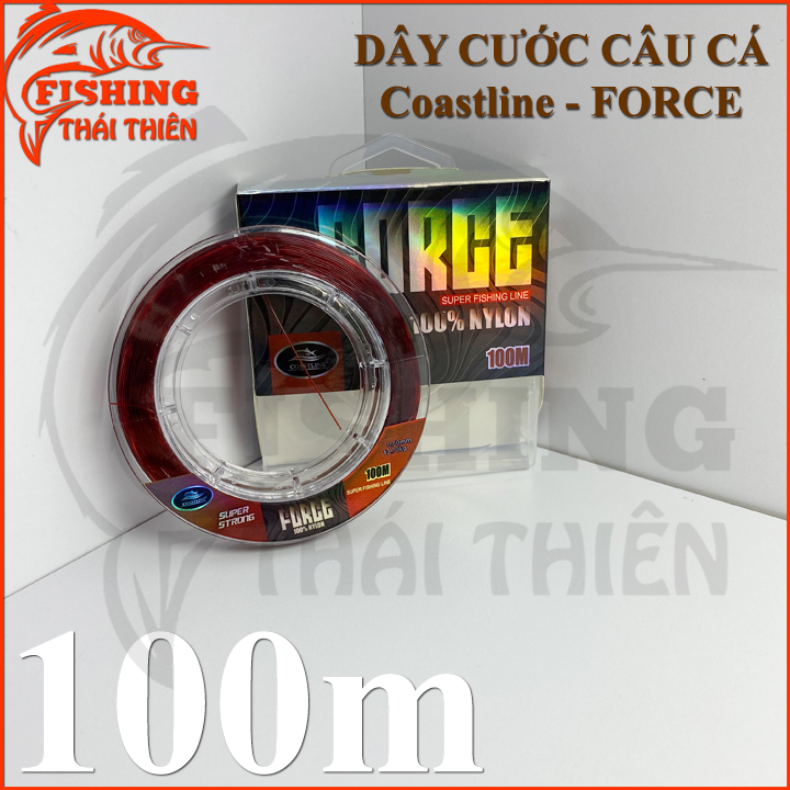 [HCM]Dây cước câu cá Coastline Force cuộn 100m nhiều kích thước