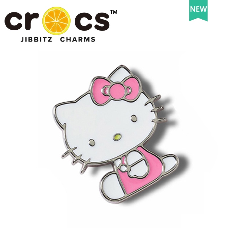 Bùa chữ thập jibbit Hello chamr dép Crocs