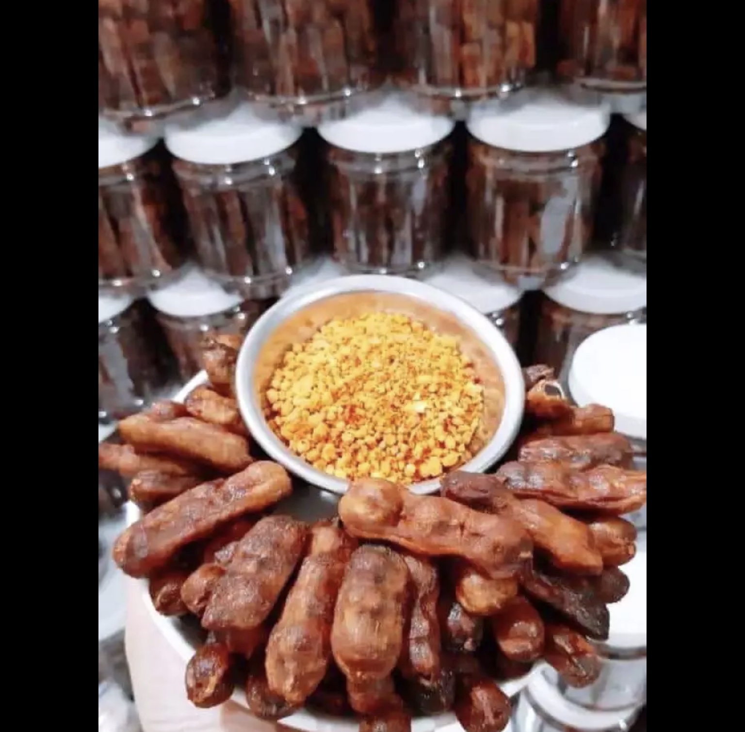 (Combo 2 hủ) Me Lào muối tôm siêu ngon 500 gram/hủ [ Baby cute ]