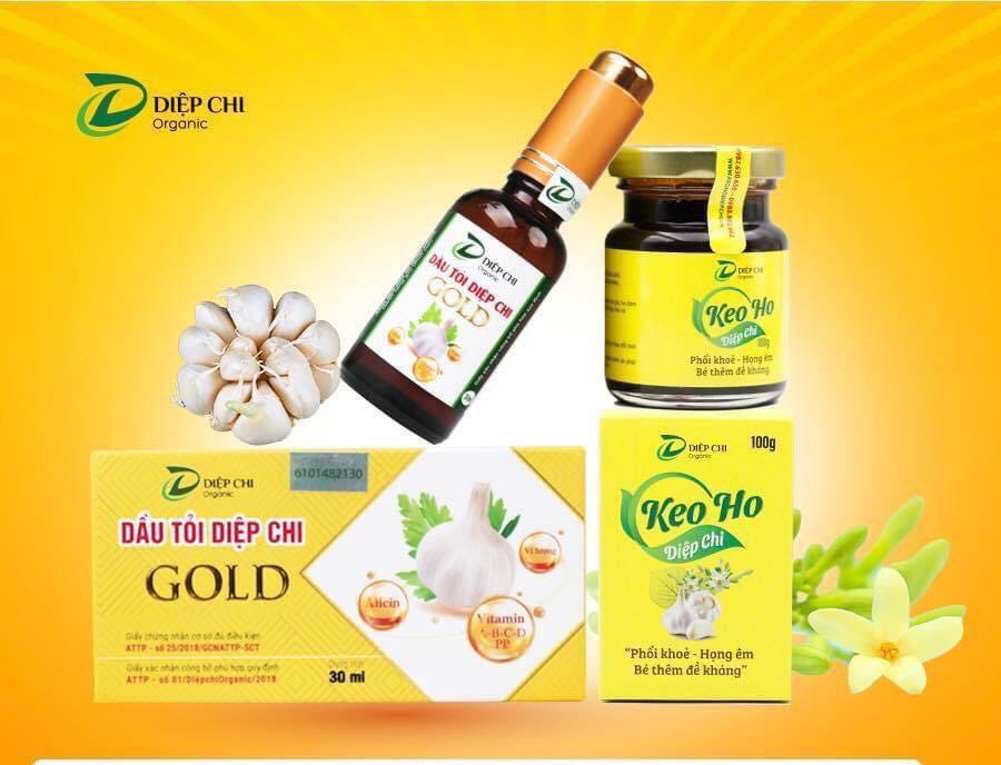 Combo Dầu tỏi Diệp Chi + Keo Ho Diệp Chi