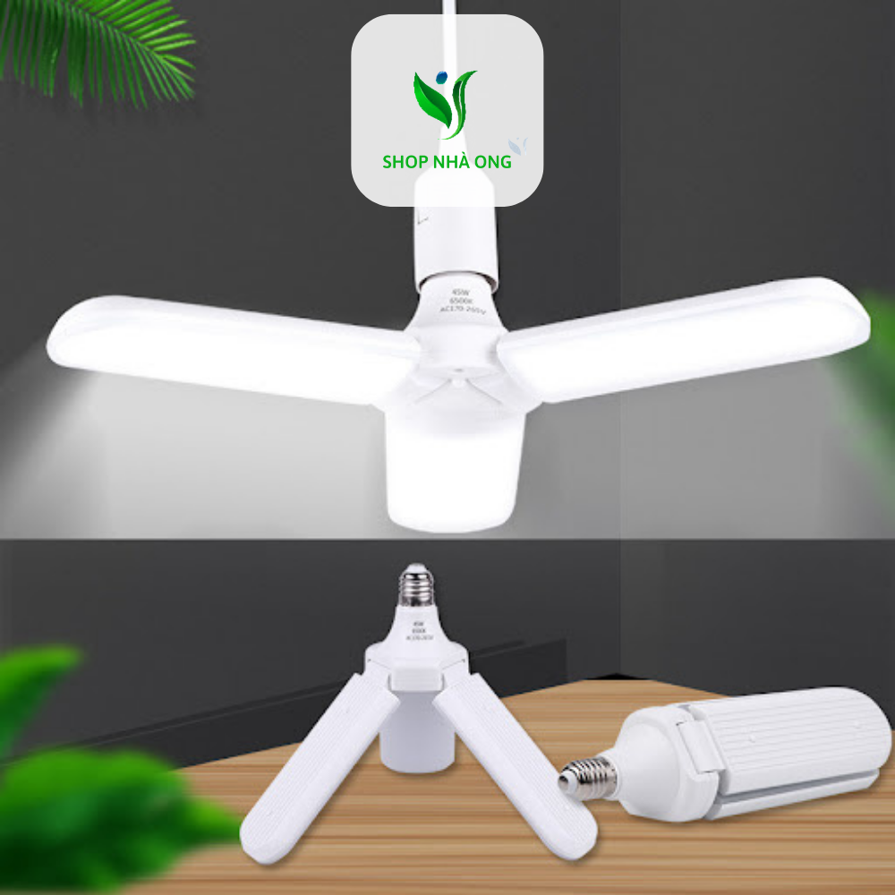 Bóng đèn LED hình cánh quạt (3 cánh) 45W siêu sáng
