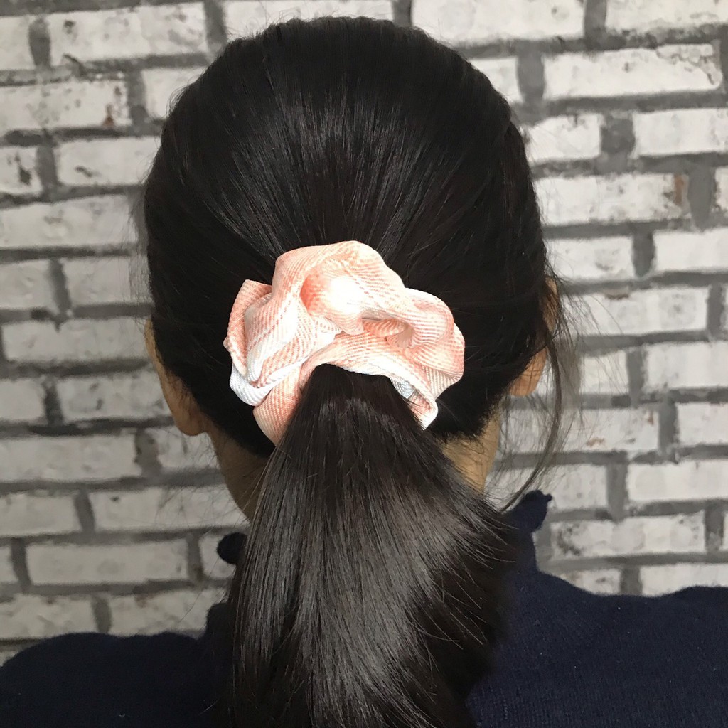 Chun cột tóc scrunchies nhiều màu sắc co dãn tốt