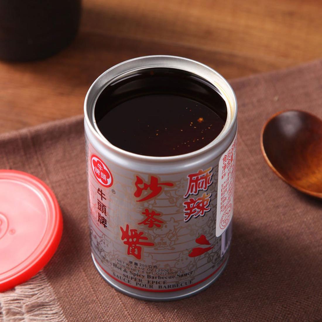 SỐT SACHA (SA TRÀ) BULL HEAD SỐT CHẤM NƯỚC CHẤM GIA VỊ ĐÀI LOAN (VỊ CAY) NƯỚC CHẤM LẨU SA TẾ ĐÀI LOAN