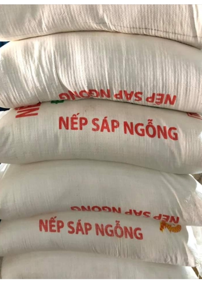 3Kg gạo nếp sáp dẻo.