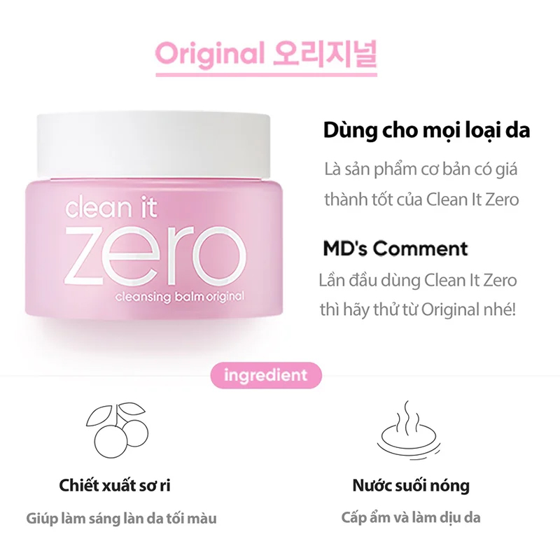 Sáp Tẩy Trang Banila Co Clean It Zero Cleansing Balm 100ml