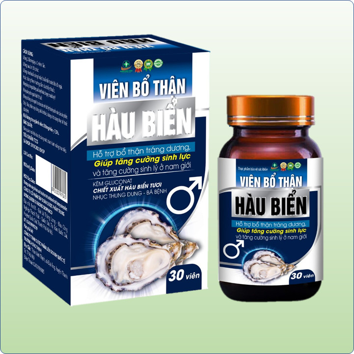 Viên Bổ Thận Hàu Biển - Giúp Bổ Thận, Tráng Dương, Tăng Cường Snh Lực, Và Tăng Cường SInh Lý - Viên Bổ Thận Hàu