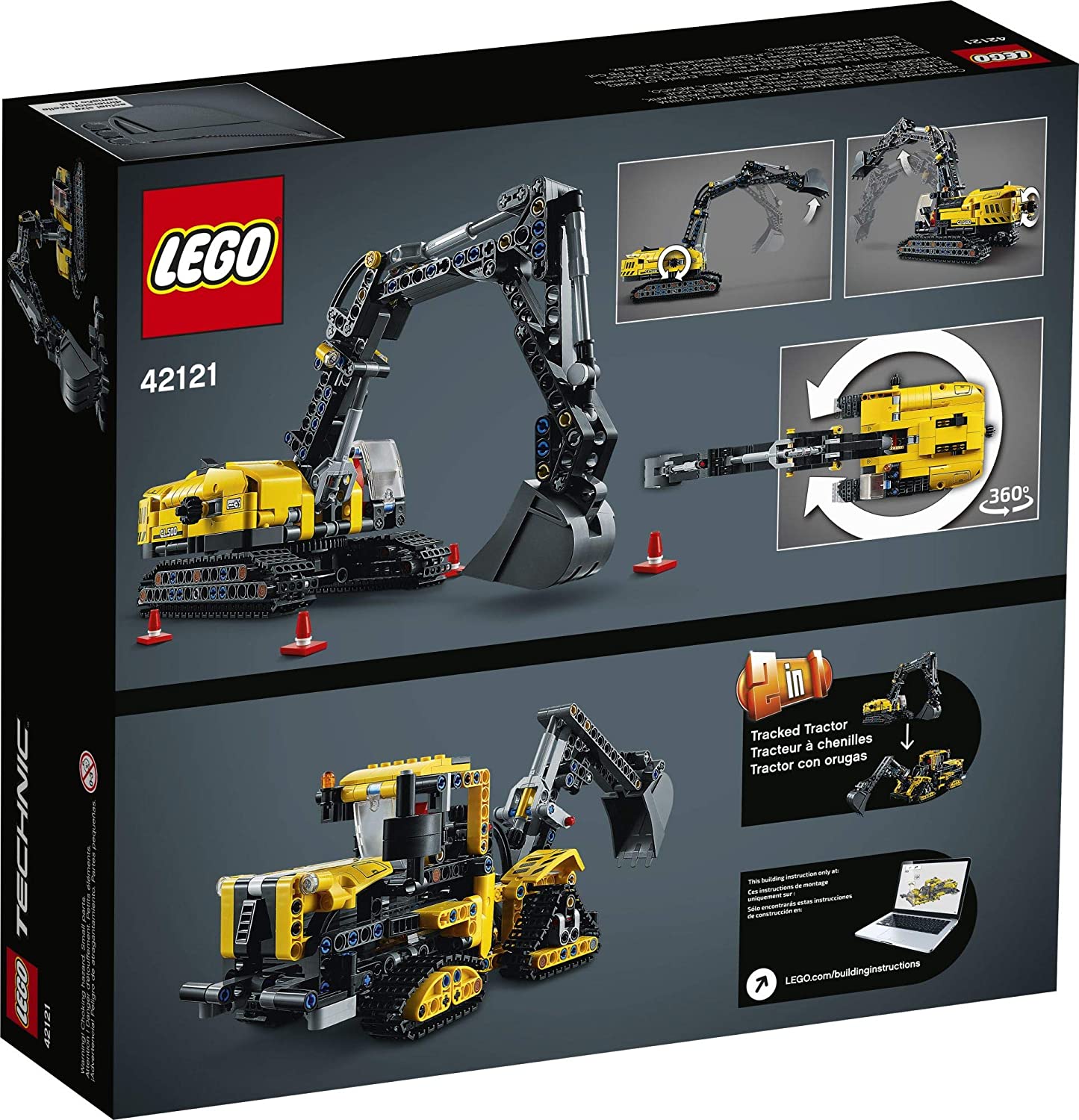 Đồ chơi LEGO TECHNIC - Xe Máy Xúc Hạng Nặng - 42121