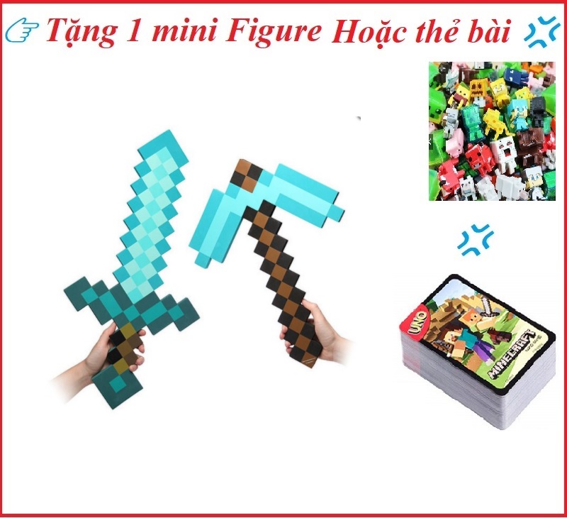 [HCM]Combo Kiếm Cup Kim Cương Mine craft
