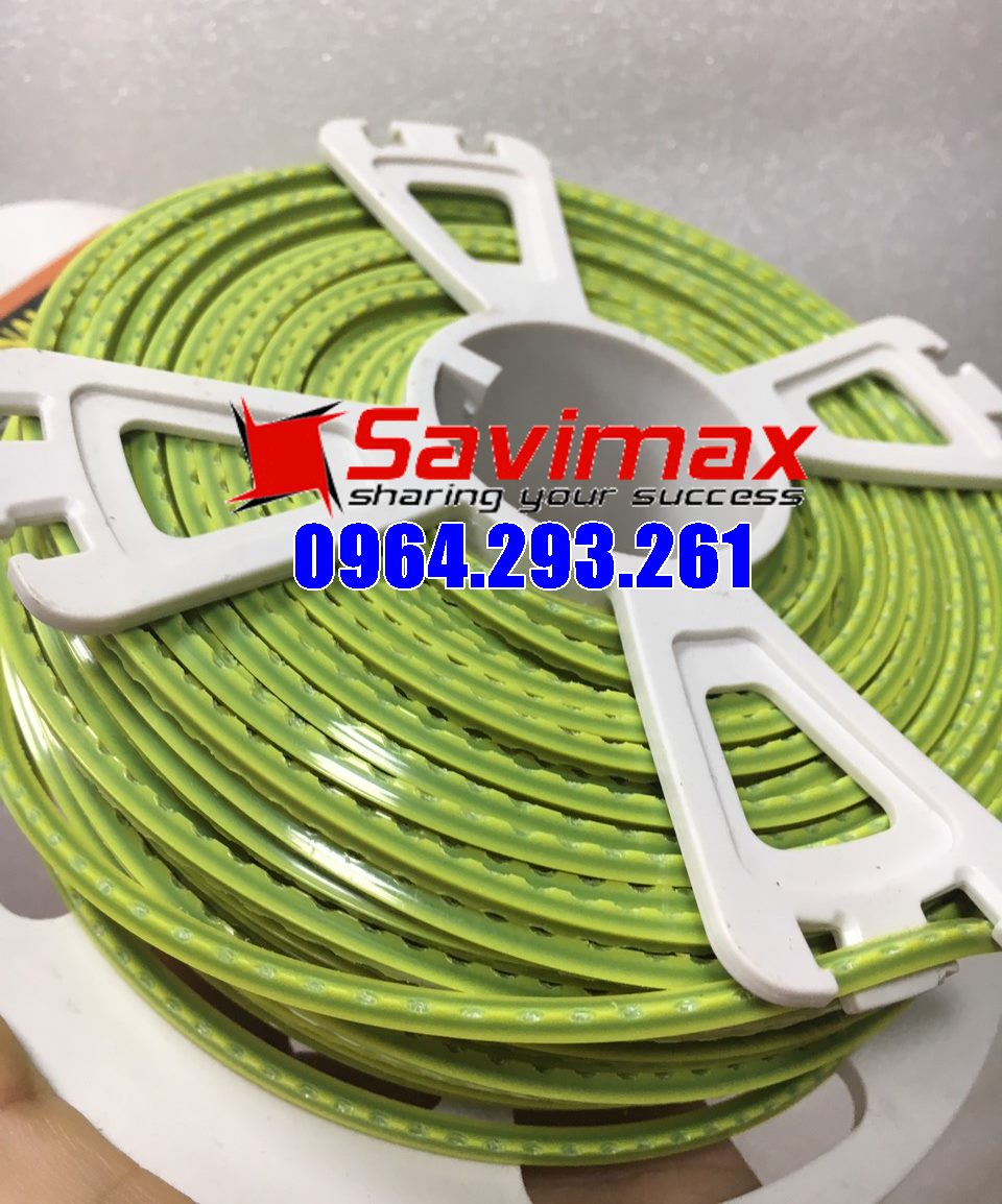 Cước cắt cỏ, cước phát cỏ gai màu xanh (cuộn 20m)