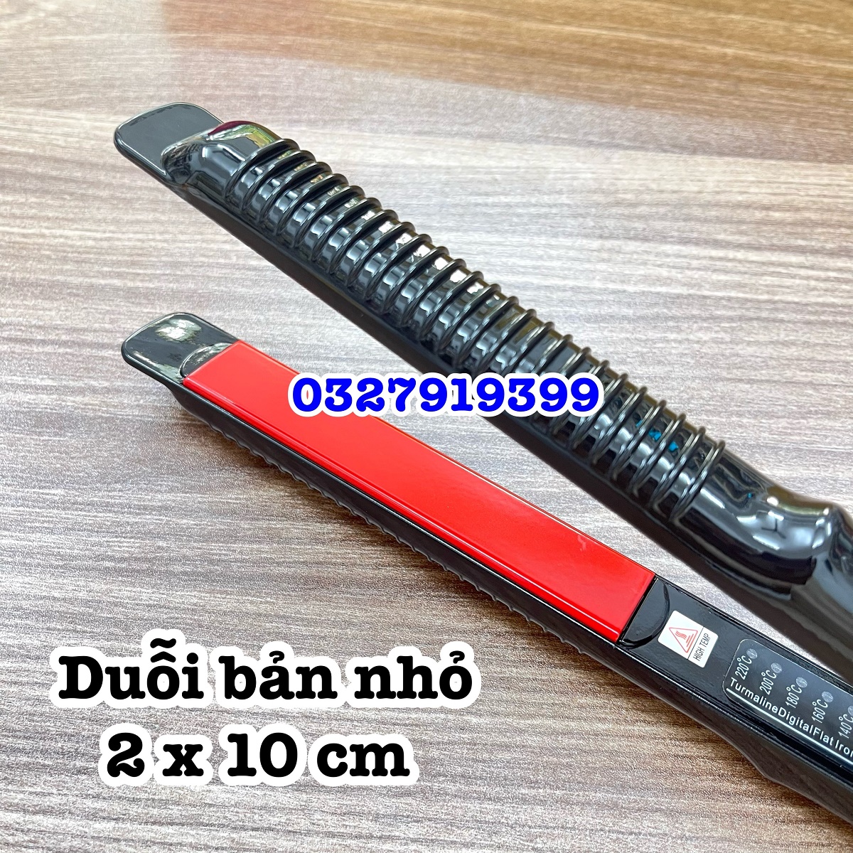 HQ Máy duỗi tóc bản nhỏ Hàn Quốc 201, Kích thước 30cm, 5 mức chỉnh nhiệt, Dây điện 1.8m, Chống dính, Thiết kế trẻ trung, Bảo hành 03 tháng