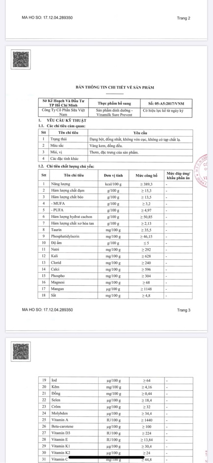 [HCM]Sữa bột Vinamilk Sure Prevent 900g (Hộp thiếc)