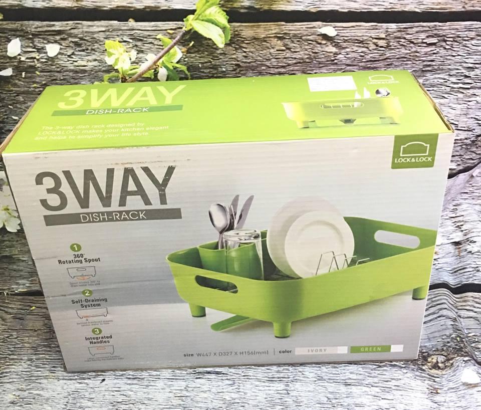 Kệ úp chén bát Lock&Lock 3 Way LDR110