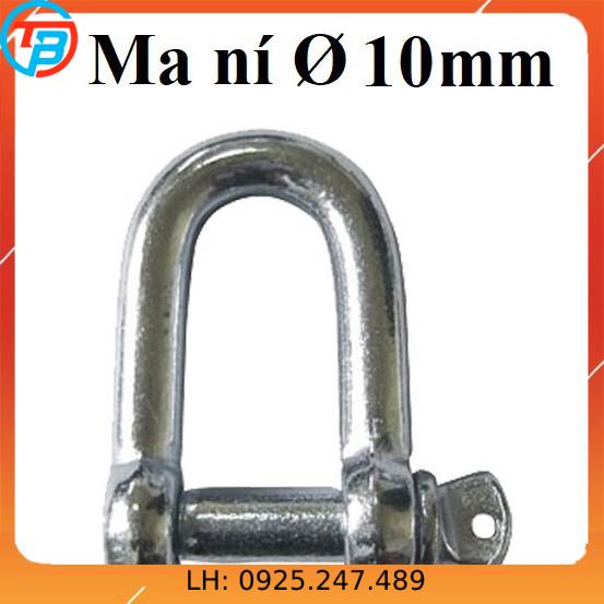 Ma ní chữ U [ Phi 10mm ] CÁP THÉP Thái Bình VinàN