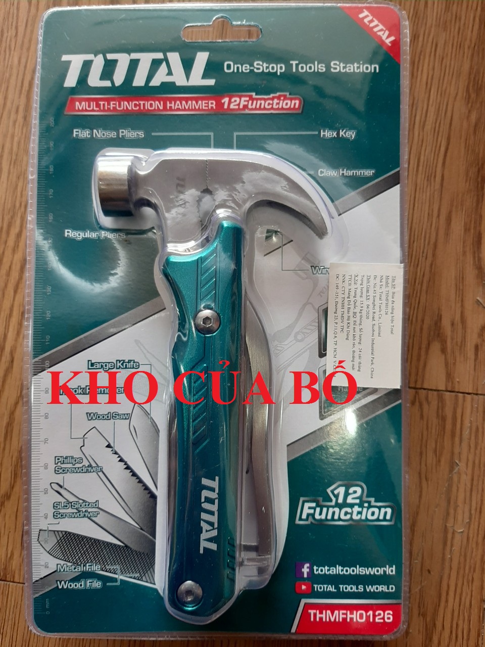 Búa đa năng total THMFH0126
