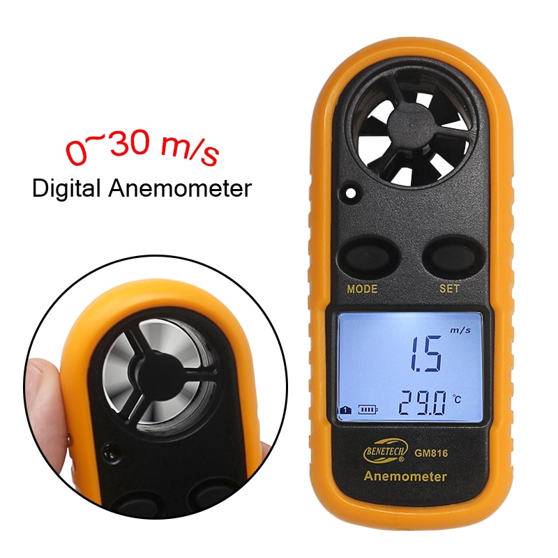 Máy đo tốc độ gió cầm tay Benetech GM816 chính hãng