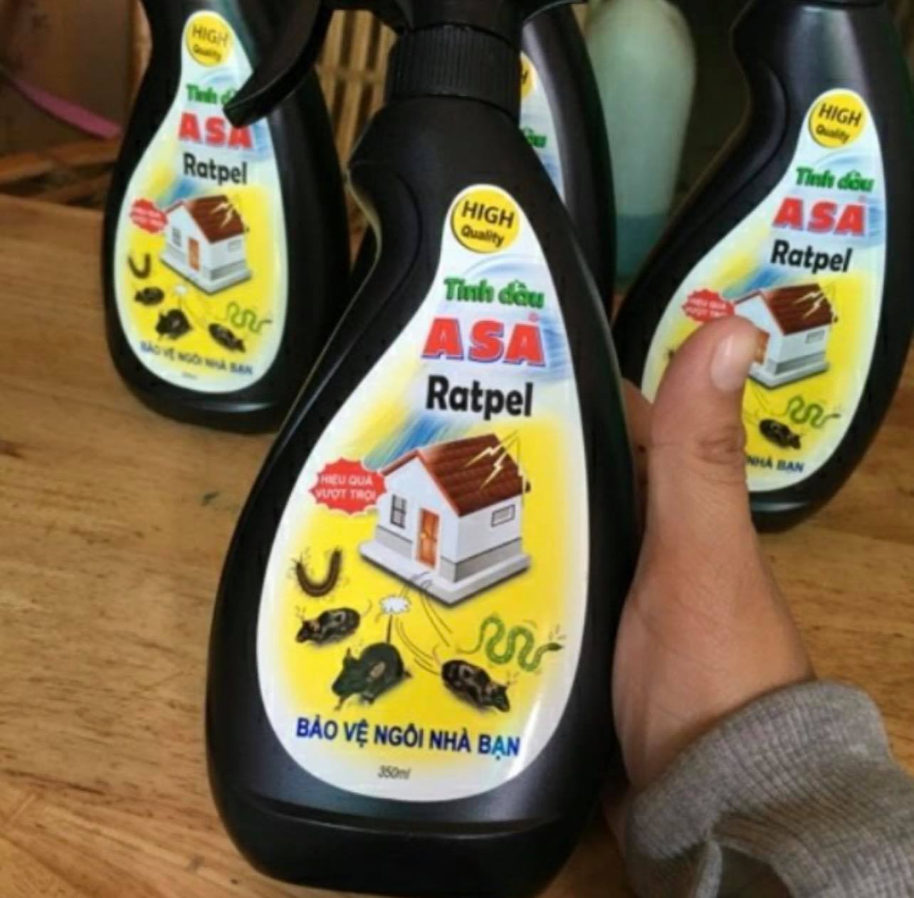 [1 THÚNG 12 CHAI]  XỊT XUA ĐUỔI CHUỘT ASA RATPELL 350ML (XUA ĐUỔI RẮN, RẾT CỰC HIỆU QUẢ )