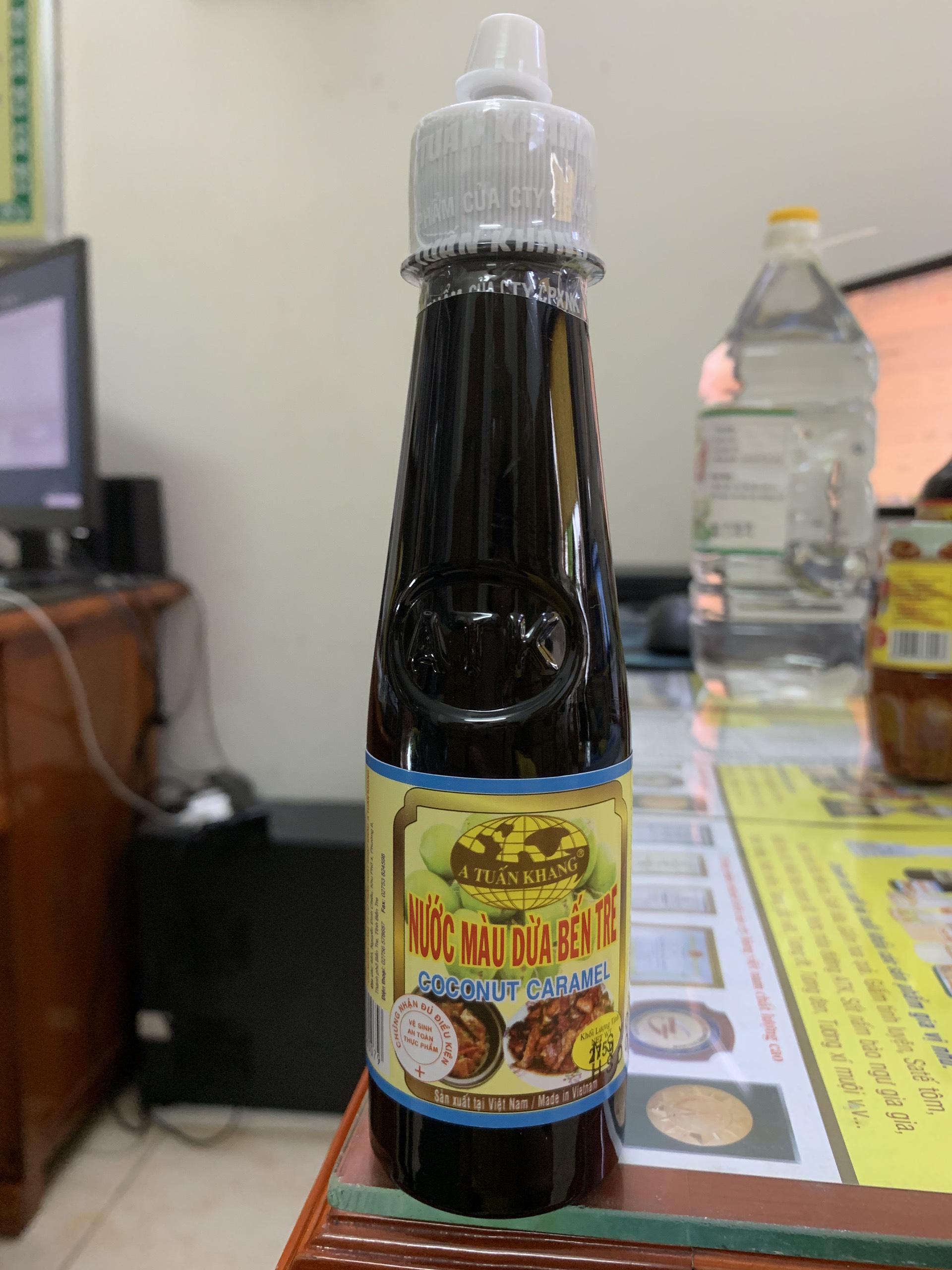 Nước Màu Dừa Bến Tre 275g – Nước Hàng Cốt Dừa Kho Cá, Thịt Đậm Đà Hương Vị Truyền Thống | A TUẤN KHANG