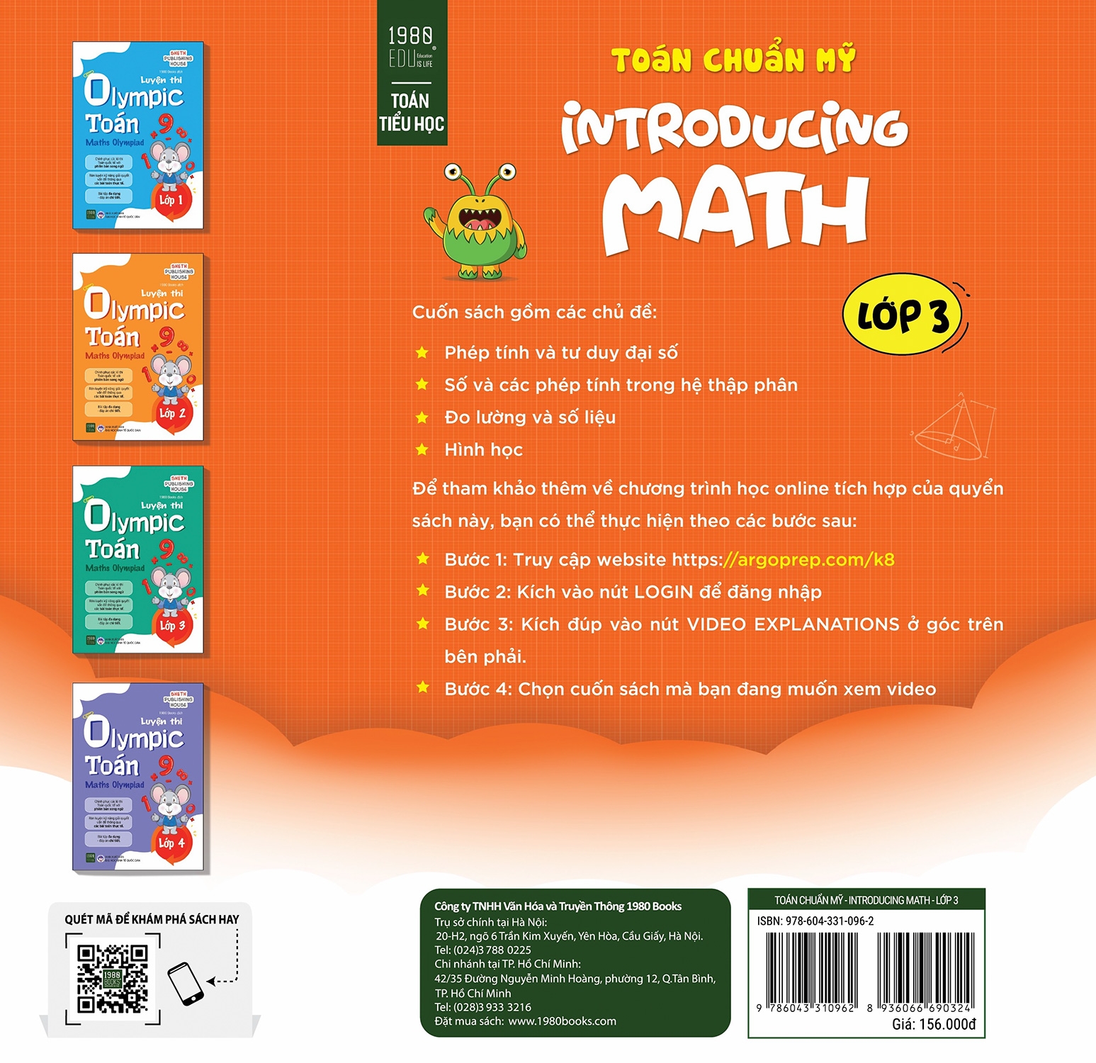 Fahasa - Toán Chuẩn Mỹ - Introducing Math - Lớp 3