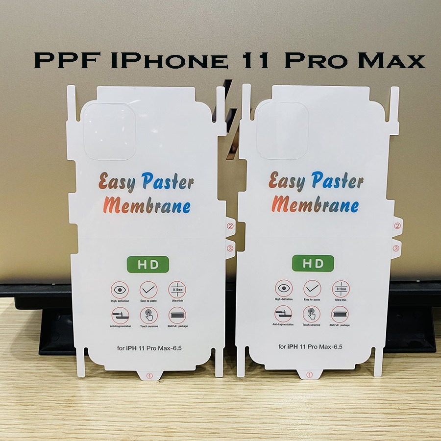 Miếng dán PPF IPhone 11 Pro Max ( nhám & bóng ) + Combo Kính cường lực