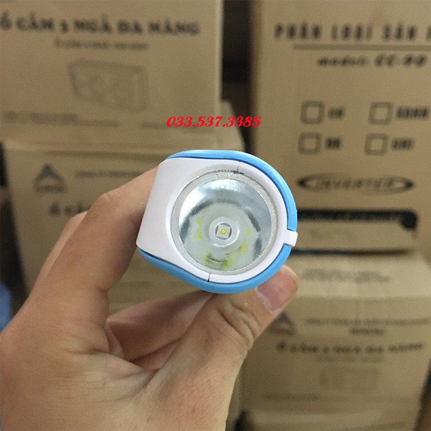 Đèn pin mini siêu sáng, đèn bin KM 8797 công suất 1W