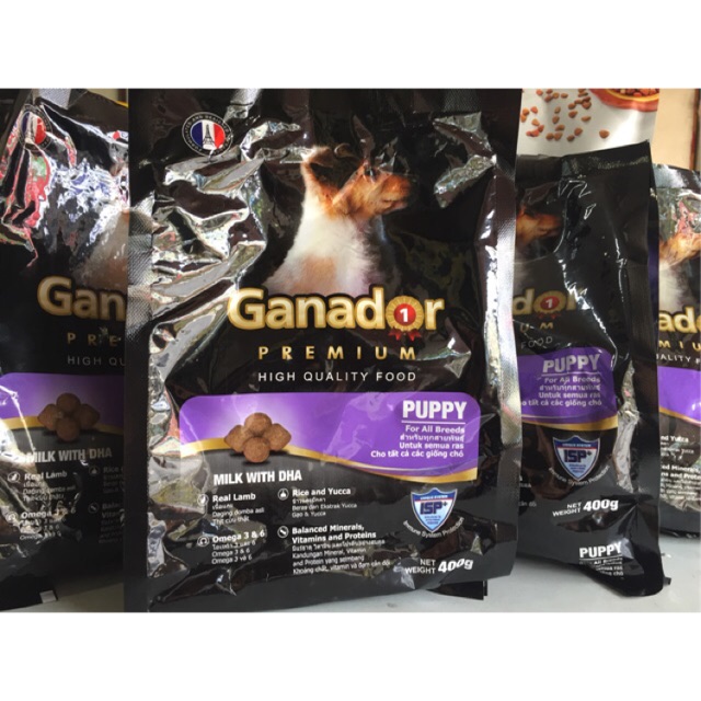 Thức ăn hạt cho chó con Ganador Puppy 400gr