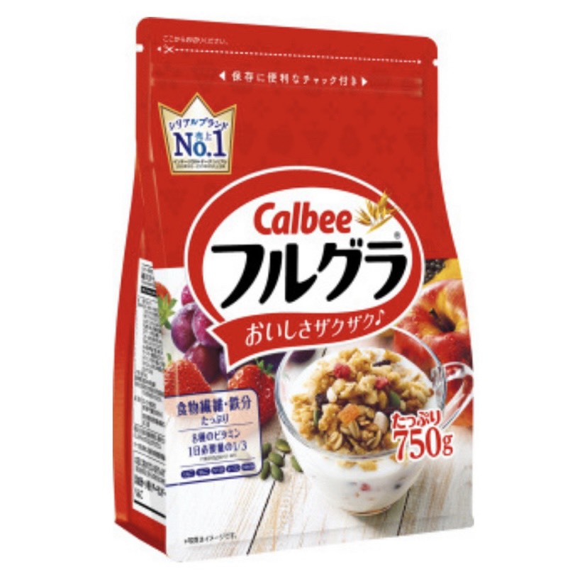 Ngũ cốc ăn sáng Calbee Nhật Bản 600g