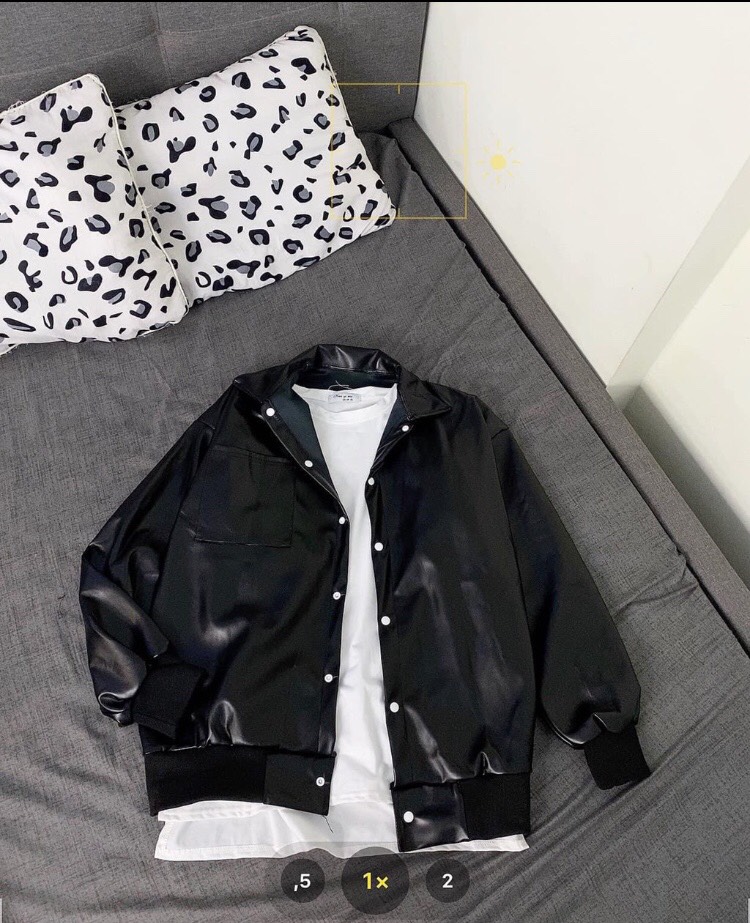 Áo da nữ cực chất 2020 [ DA BOMBER ]
