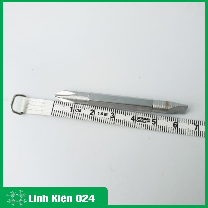 Tua vít lùn 2 đầu (1 đầu 2 cạnh, 1 đầu 4 cạnh) chắc chắn tiện lợi