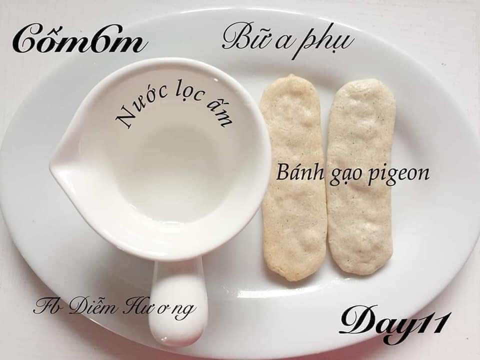 Bánh ăn dặm Pigeon cho bé 6m+