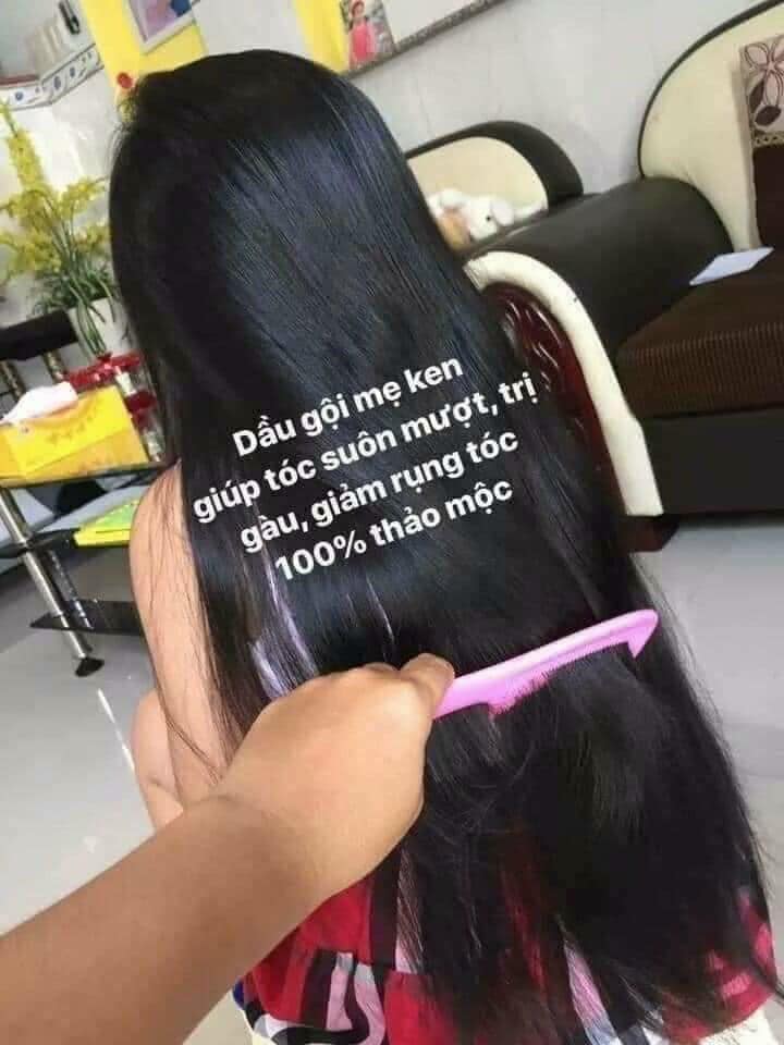 DẦU GỘI ĐẦU THẢO MỘC MẸ KEN (dành cho tóc khô, giảm gàu, giảm rụng, kích mọc tóc)