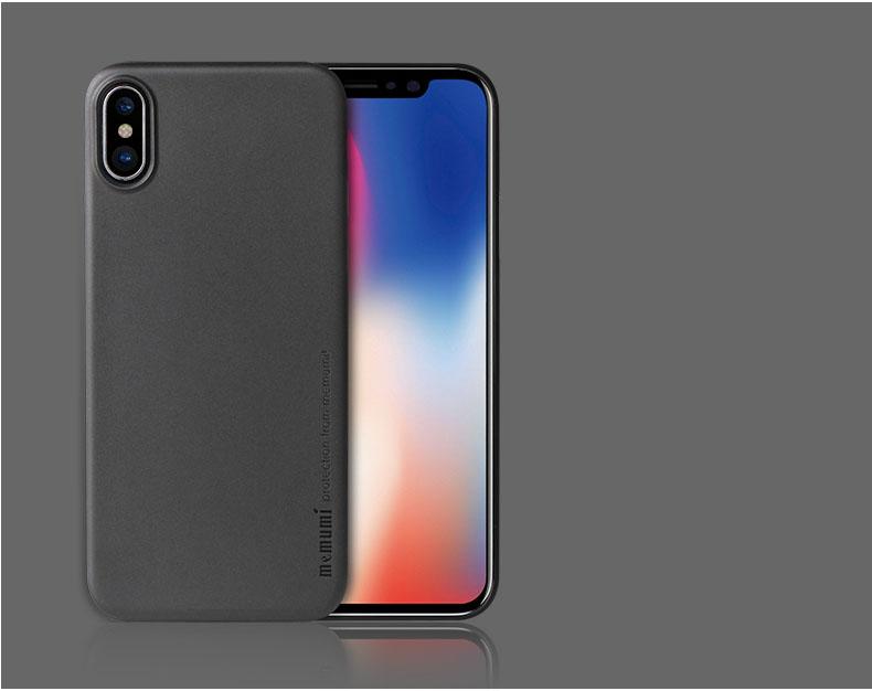Ốp lưng Memumi dùng cho Iphone X / Iphone XS / Iphone XS Max / Iphone XR siêu mỏng nhẹ đẹp bền, chống vân tay