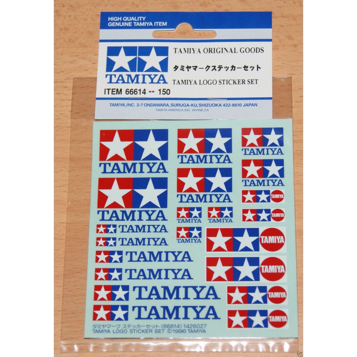 [TAMIYA] 66614 Bộ hình nhãn dán trang trí TAMIYA LOGO STICKER SET