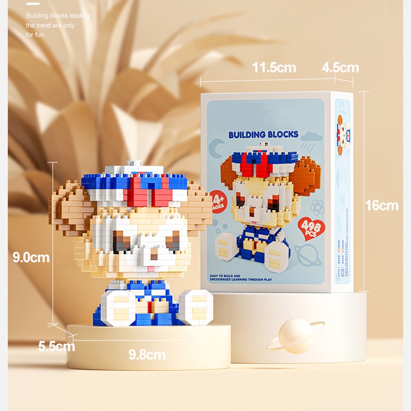 MÔ HÌNH LẮP RÁP HOẠT HÌNH ĐÁNG YÊU CHO BÉ - ĐỒ CHƠI XÉP HÌNH CHO BÉ