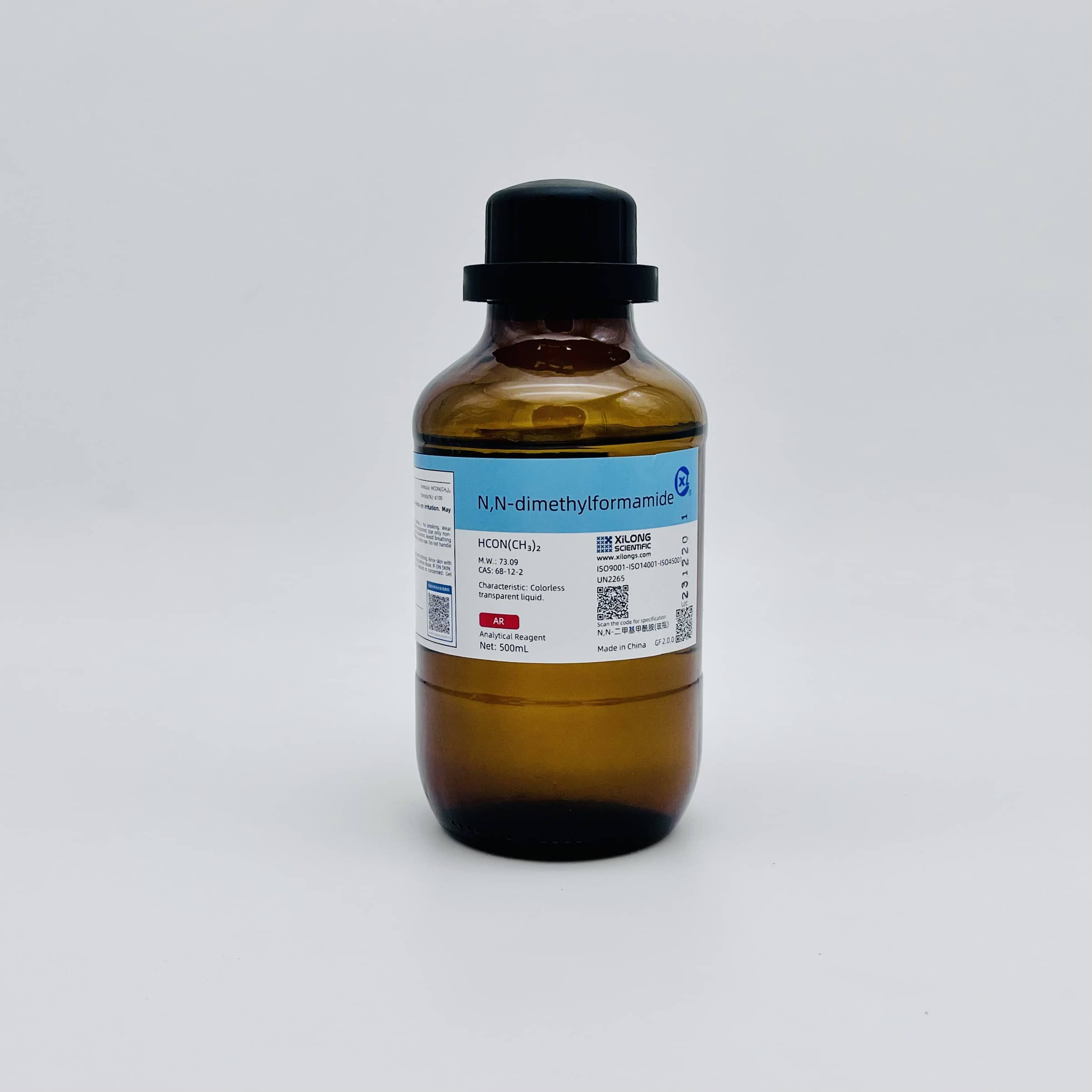 Hóa chất N,N-dimethylformamide ≥99.5% (DMF) (AR, Chai 500ML, Xilong, Cas 68-12-2-)