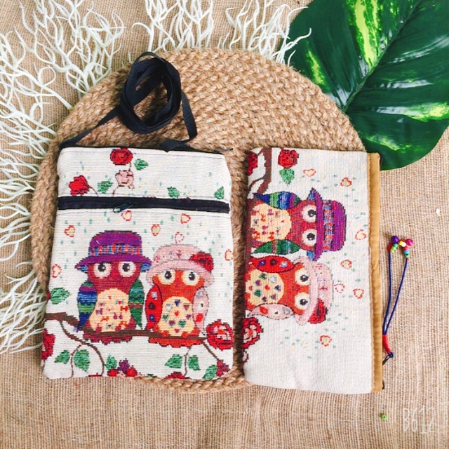 Combo 3 Món Túi Thổ Cẩm .