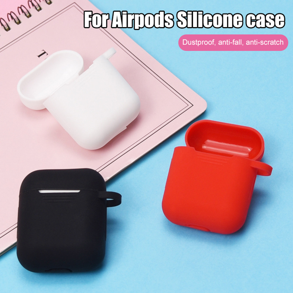BOMO Ốp Bảo Vệ Mềm Dẻo Silicon Chống Trầy Xước, Ốp Cho AirPods 1/2