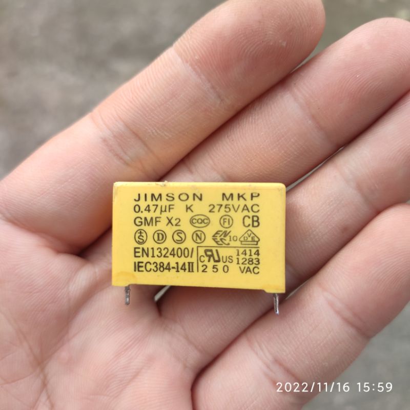 Bộ 10 chiếc tụ 0,22uF 0,33uF 0,47uF 275VAC, tháo máy