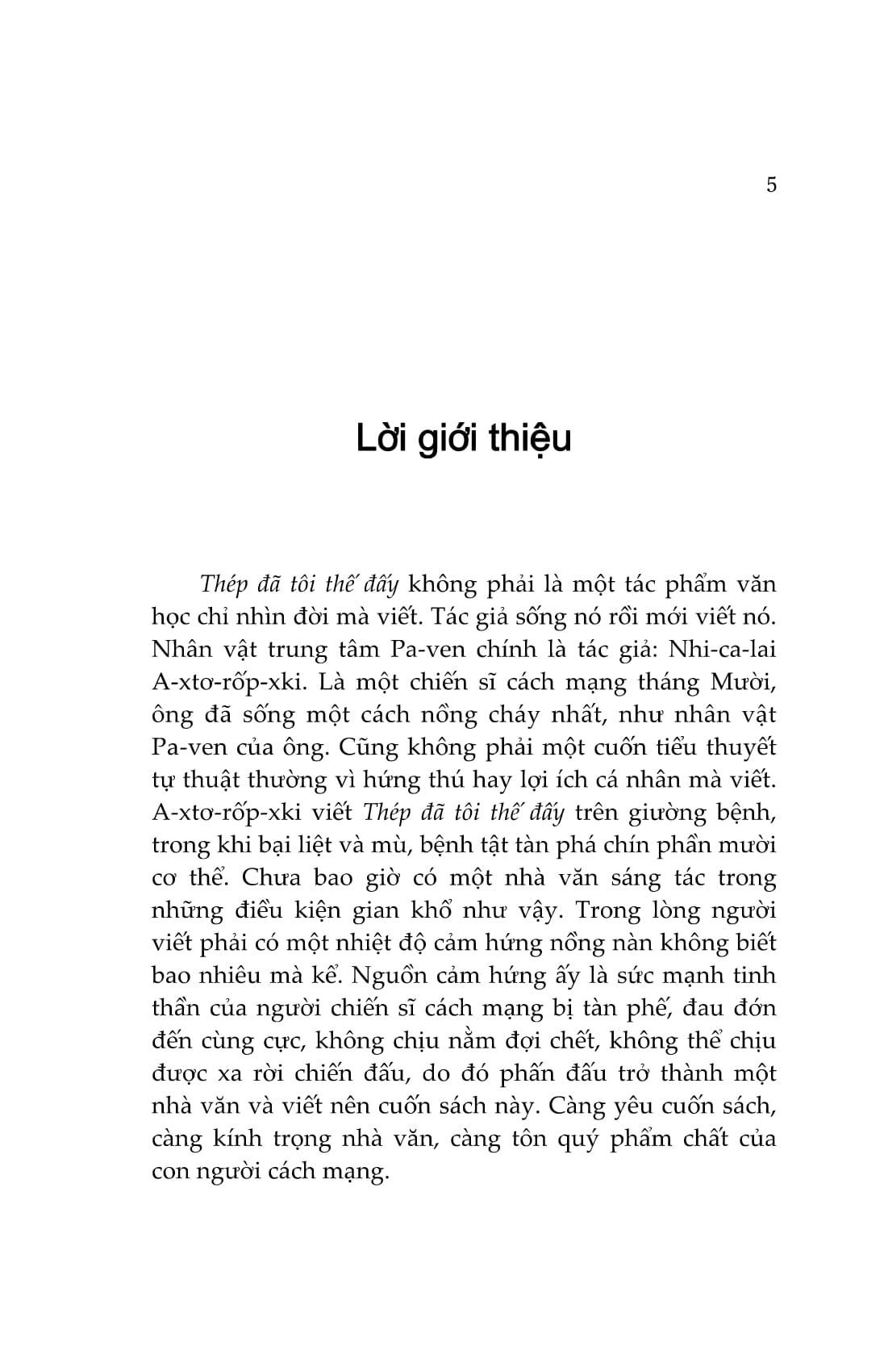 Sách: Thép Đã Tôi Thế Đấy